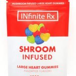INfinite Rx Shroom Infused Large Heart Gummies Edibles (4000mg)