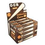 12PC DISPLAY – OCB Virgin Unbleached Cones - Image 3